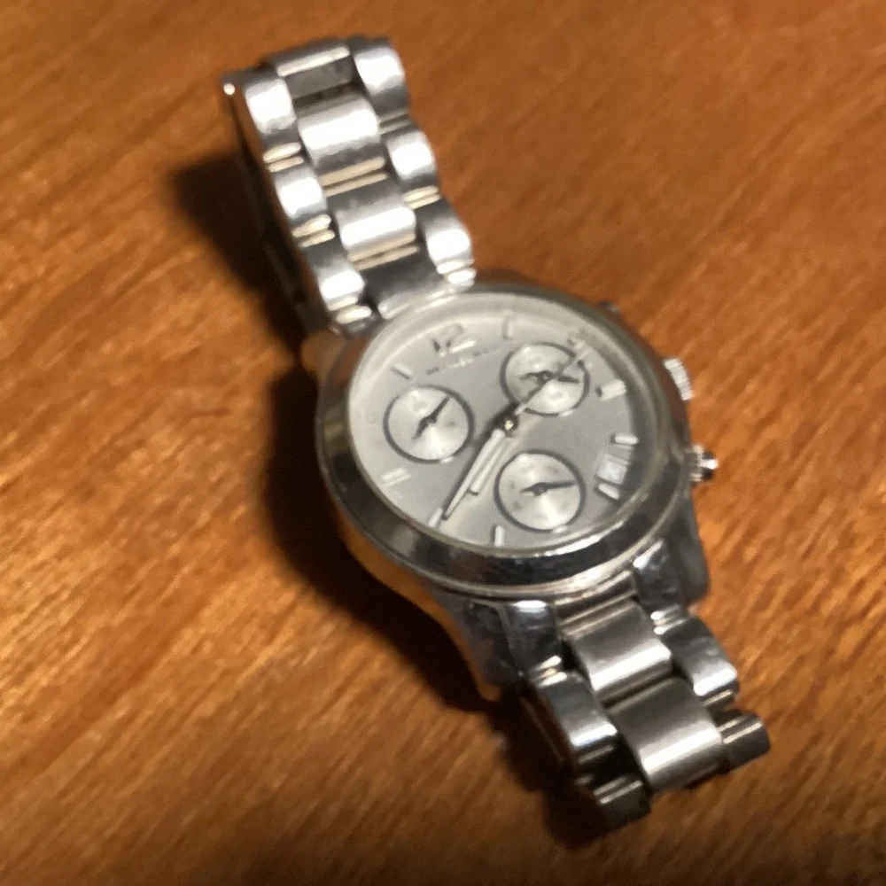 Michael Kors Silver-tone Small Runway Chronograph Women’s Watch MK5428